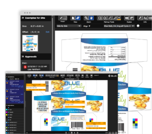 Online Proofing Demo BLUE Software